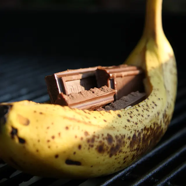 Grilled banana