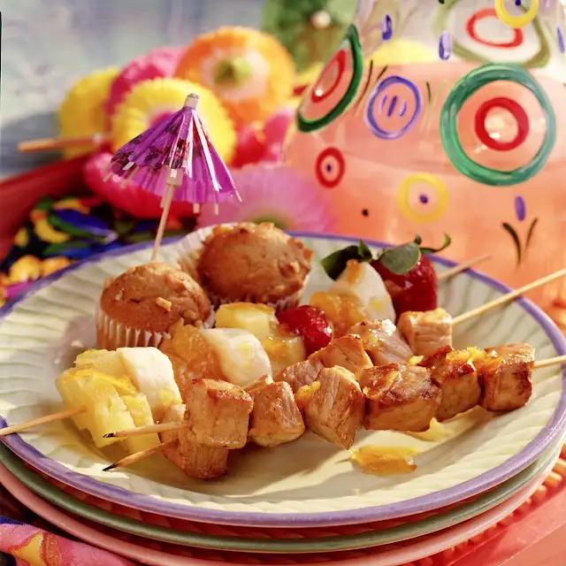 Tropical Pork Kabobs